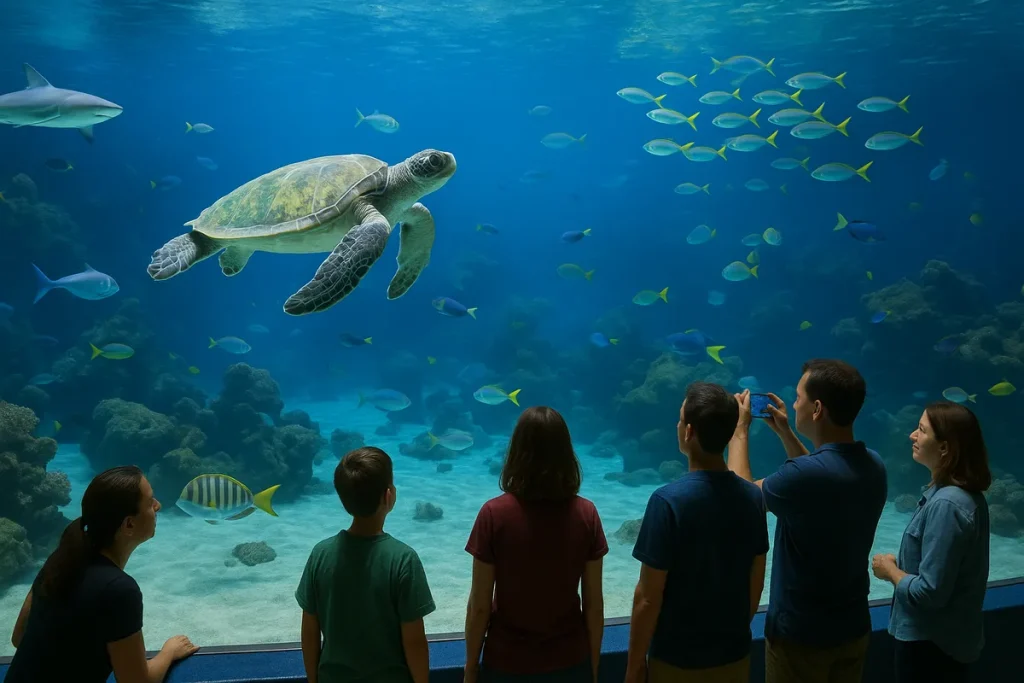 آکواریوم کیش؛ دنیای زیر آب در دل جزیره