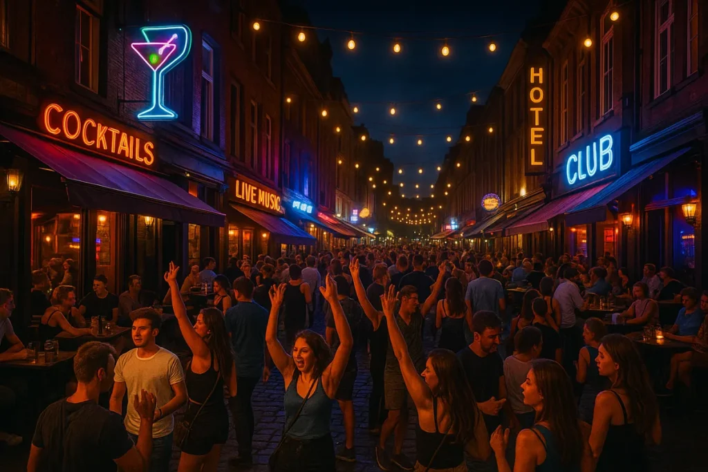 زندگی شبانه اروپا موسیقی، کافه و کلاب‌ها