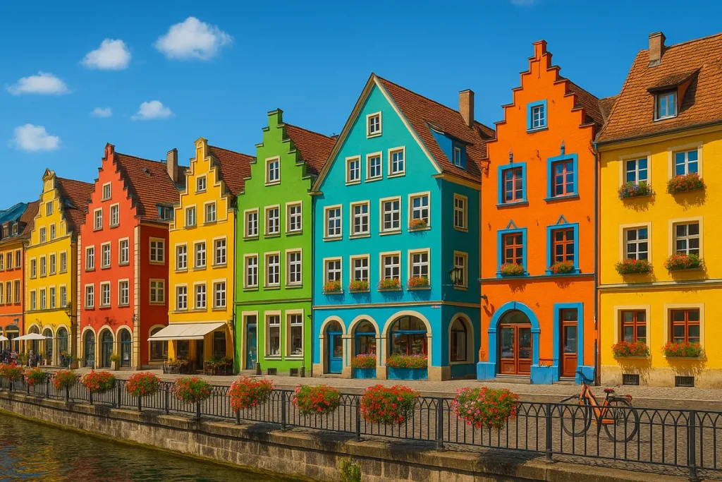 شهرهای رنگارنگ اروپا معماری پرنشاط و زنده