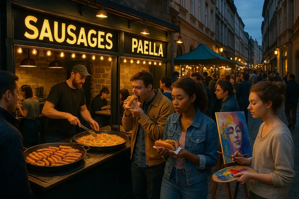 غذاهای خیابانی اروپا طعم واقعی فرهنگ شهری