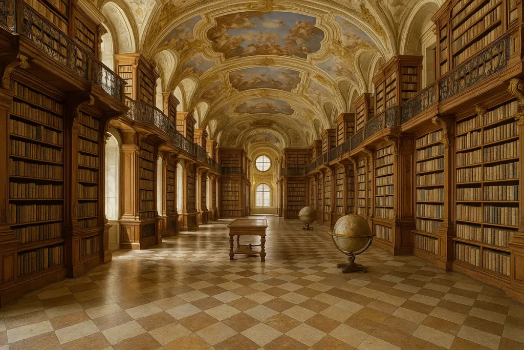کتابخانه‌های تاریخی اروپا گنجینه‌ای از دانش و فرهنگ